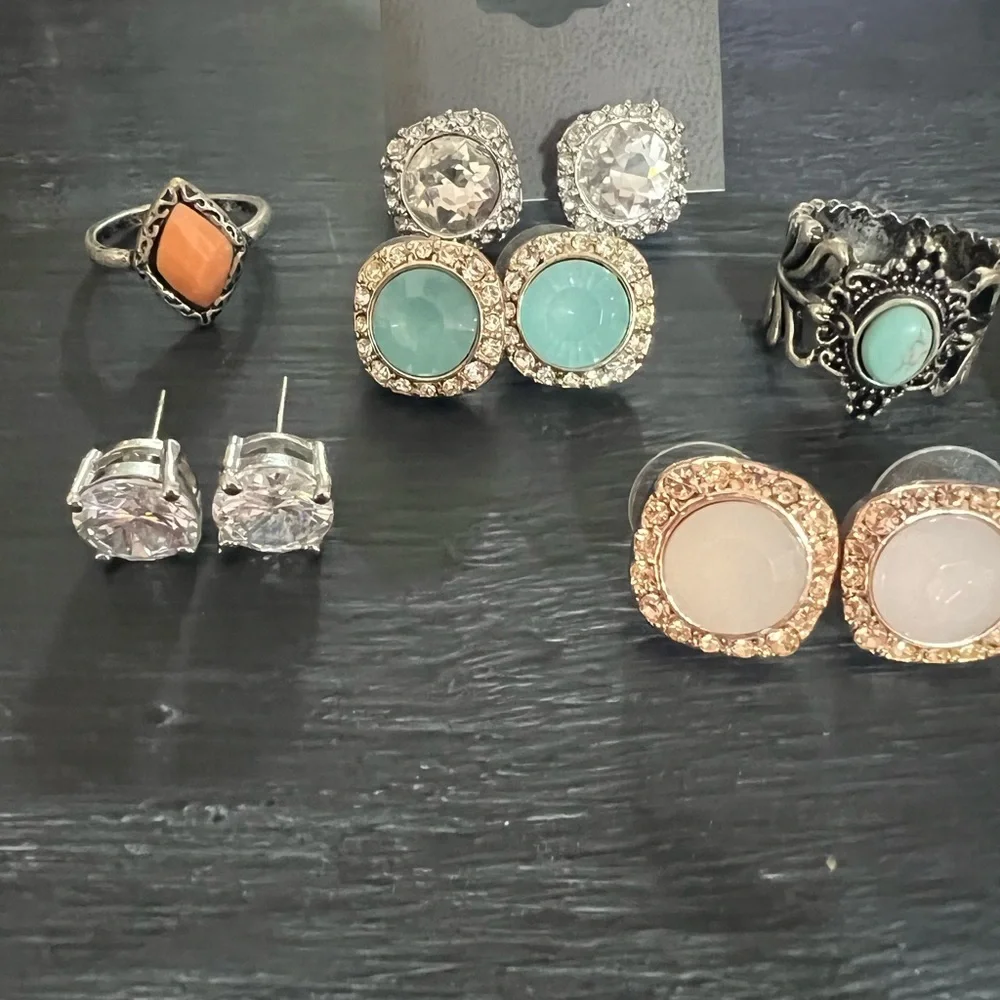 Express Jewelry Set - Silver and Turquoise - Picture 3 of 3
